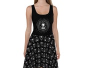 OUIJA Planchette Skater Dress