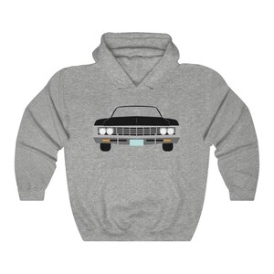 Classic Muscle Car - Hooded Pullover Sweatshirt