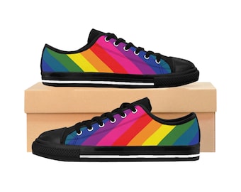 Tênis Rainbow Stripe começando em tamanhos PETITE