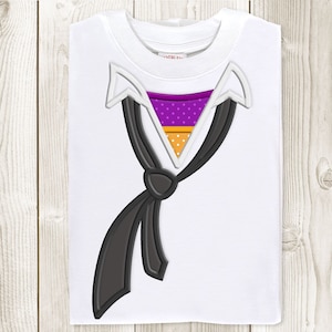 Loose Tie Applique Embroidery Design