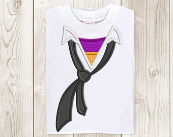 Loose Tie Applique Embroidery Design