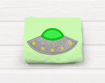 UFO Applique Embroidery File