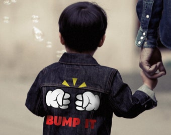 Cartoon Glove Fist Bump SVG File Cutting Template