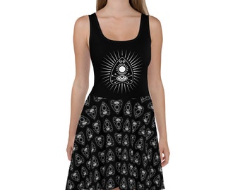 OUIJA Planchette skaterjurk