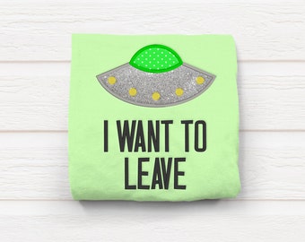 Ik wil een ufo-appliqué- en borduurbestand achterlaten