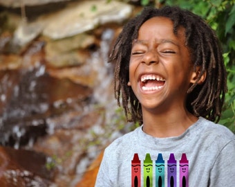 Cartoon Crayon SVG File Cutting Template