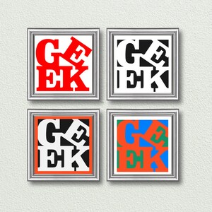 GEEK Love SVG File Cutting Template