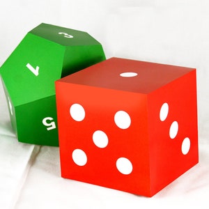 Geek Up! 12 Sided and 6 Sided Die Box Digital Download - SVG and PDF File