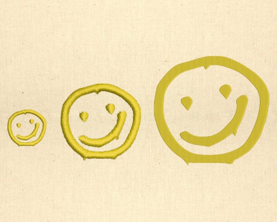 Sherlock Smiley Face MINI Embroidery Design File - Etsy