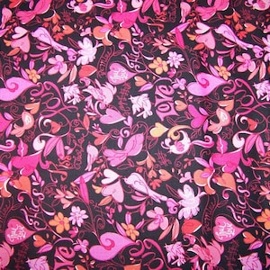 1649-23055-J XOXO VALENTINE HEARTS Quilt Fabric, Quilting Treasures, Fabric By The Yard