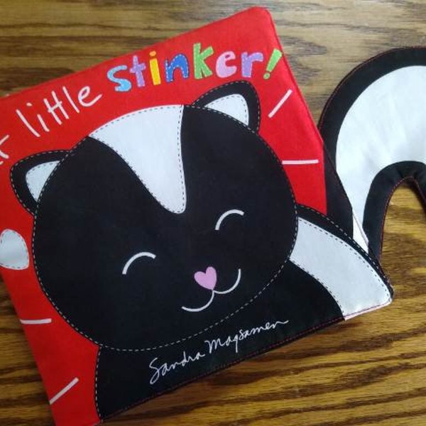 5818P-1 OUR LITTLE STINKER Skunk Quilt Book Panel, Studio E Fabrics, Huggable And Loveable X