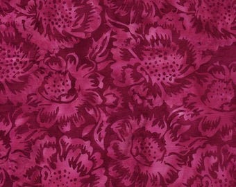 122517185 POSY TWIST LARGE Tela para patchwork con estampado floral batik, Island Batiks, tela cortada a medida