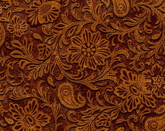 OA59-9531 WILD WEST BROWN Quilt Fabric, Oasis Fabrics, Fabric By The Yard