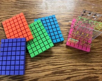 RULER BOARD FOR Small Quilt Rulers, 5-1/2" X 7-1/2", Rulers Are Not Included