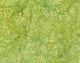 122522615 POSY TWIST VINES Batik Quilt Fabric, Island Batiks, Fabric By The Yard
