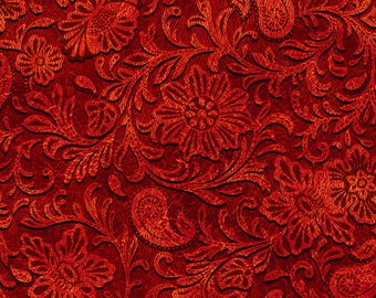 OA59-9533 WILD WEST RED Quilt Fabric, Oasis Fabric, Fabric By the Yard