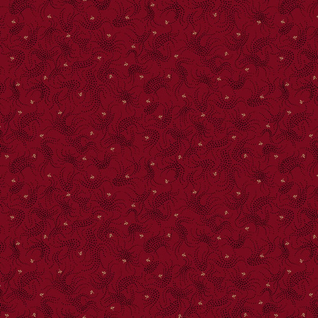 9412-88 RED DOTTED BRAMBLE Quilt Fabric Gratitude & Grace - Etsy