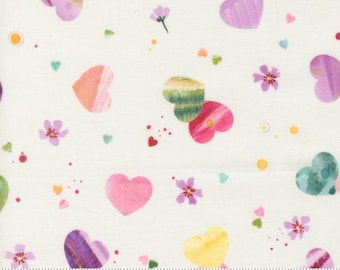 39883-11 FLEUR THE LOVE Quilt Fabric, Moda Fabrics, Fabric By The Yard