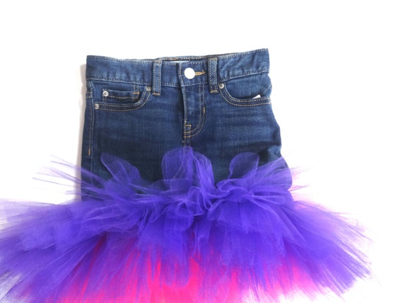 tutu jean skirt