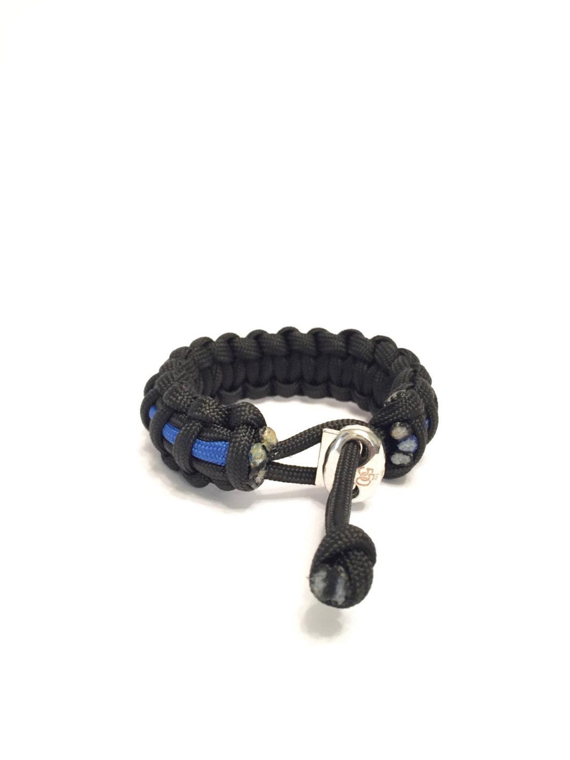 Tru550 Men's All Black Paracord Survival Bracelet - Adjustable, Fits Wrists 6-8 Inches - View #9