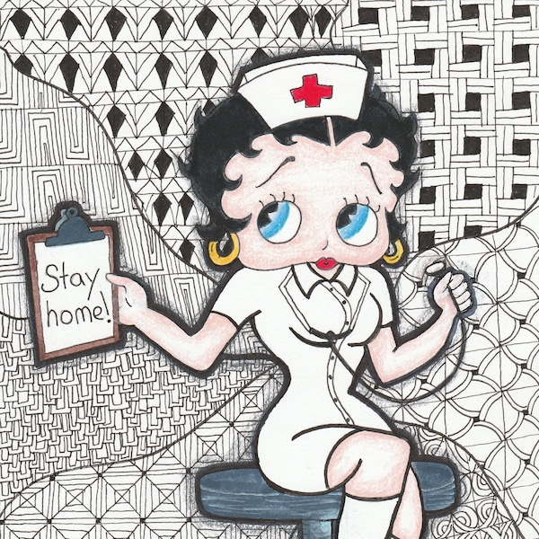 Enfermera Betty Boop Descarga digital