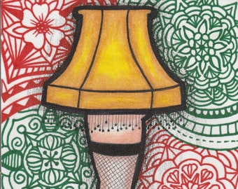 Items Similar To Christmas Story Leg Lamp Ornament On Etsy
