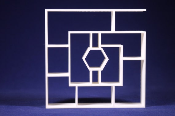 Hexagon Wall Deco 1:12 Dollhouse Miniature Furniture Hexagon Wall Deco 1:12 Dollhouse Miniature Furniture