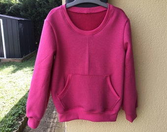 Children's sweatshirt/ pullover/ pink girl's top