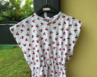 Sommerkleid/T-Shirt-Kleid/Strandkleid/größenverstellbares Kleid/Jersey-Kleid für Kinder von 1 bis 14 Jahren