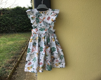 Children's dress spring summer from 2 to 12 years