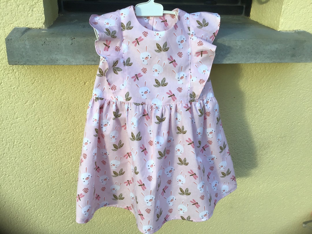 Baby Rabbit Dress With Ruffles From 3 Months to 4 Years - Etsy