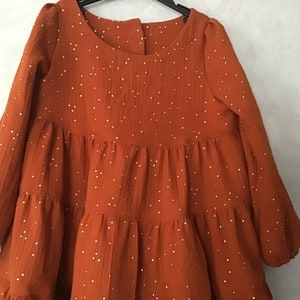 Robe enfant double gaze du 2 au 12 ans image 3