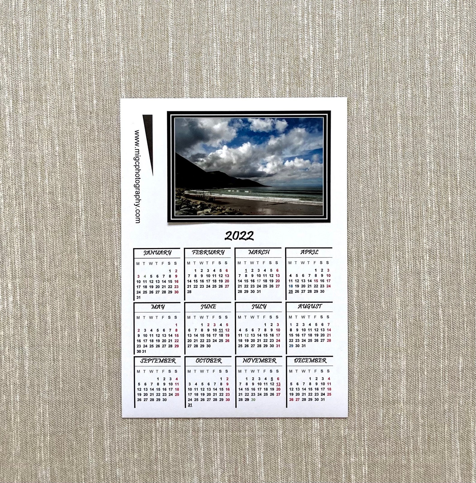 Seascape Calendario 2024 / Calendario annuale Etsy Italia