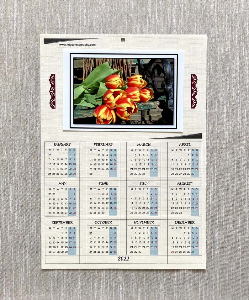 Full Year Floral A4 Wall Calendar 2023 Handmade Calendar - Etsy Full Year Floral A4 Wall Calendar 2023 Handmade Calendar - Etsy