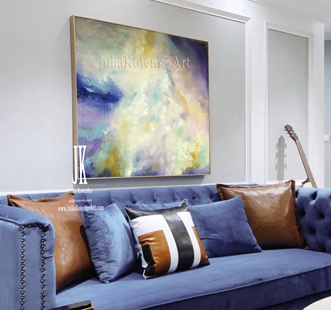 Oversize painting Extra Large Acrylic Wall Art Abstract Oil Etsy