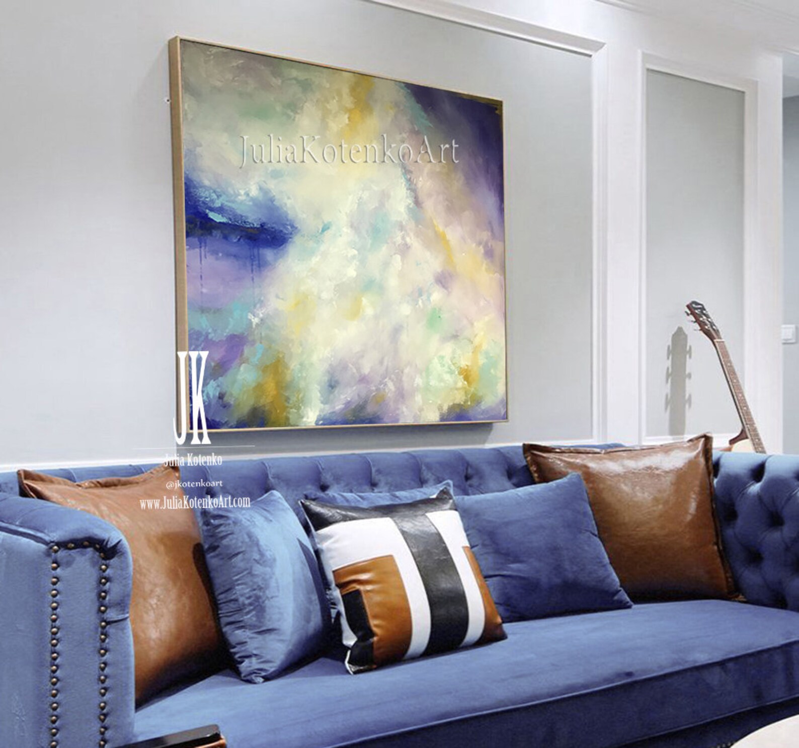 Oversize painting Extra Large Acrylic Wall Art Abstract Oil Etsy