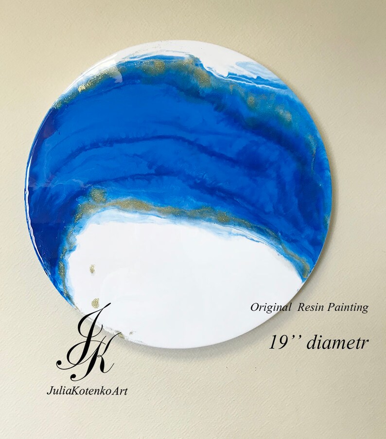 Resin Art Abstract Painting Wall Art Resin Etsy