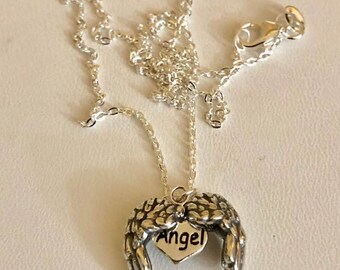 Absolute Jewellery Angel With Heart Necklace HCP214