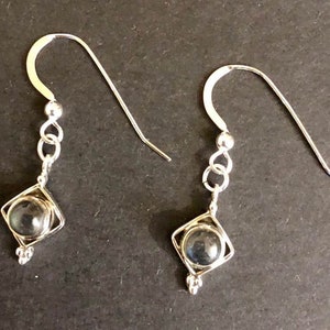 Sterling Silver Labradorite Earrings      441