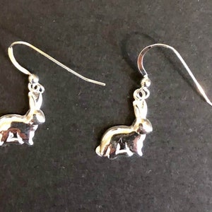 Sterling Silver Rabbit Earrings              279