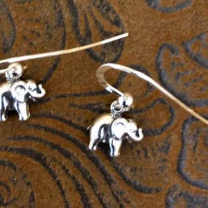 Sterling Silver Elephant Earrings        318