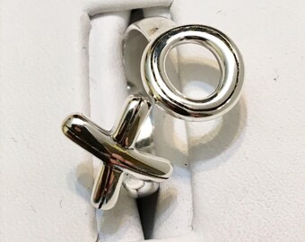 Sterling Silver XO Adjustable Ring               918