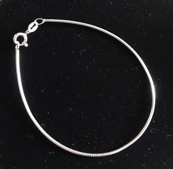 Omega Sterling Silver Bracelet Etsy