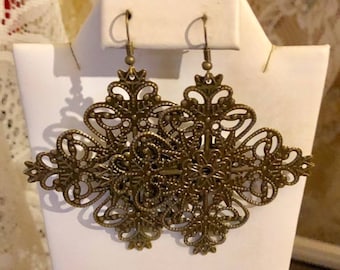 Bronze Filagree Earrings           113