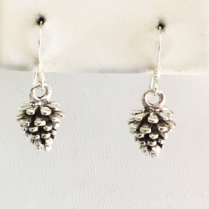 Sterling Silver Pine Cone Earrings          264
