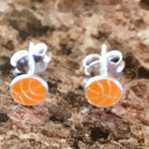 Sterling Silber Basketball Ohrringe 1031