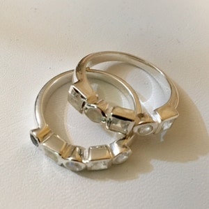 Sterling Silver Ring Set          984