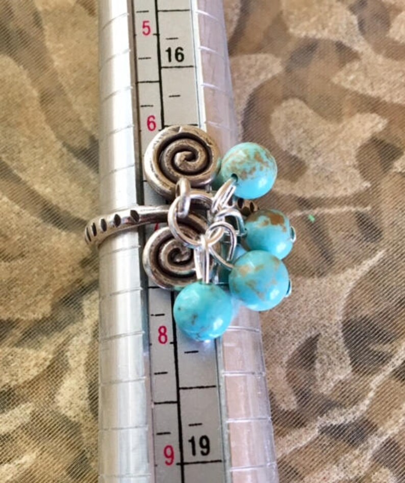 Magnesite Sterling Silver Turquoise Ring