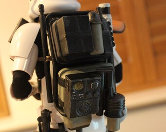 Fichiers STL pour sac à dos Star Wars Sand Trooper à l&#39;échelle 1:6 pour Stormtrooper Hot Toys