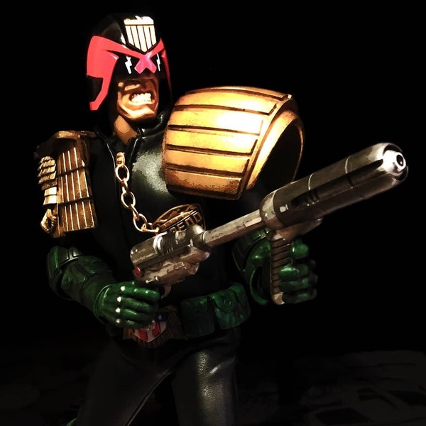 STL File for 1:6 (sixth) Scale Judge Dredd Stub Gun 2000ad